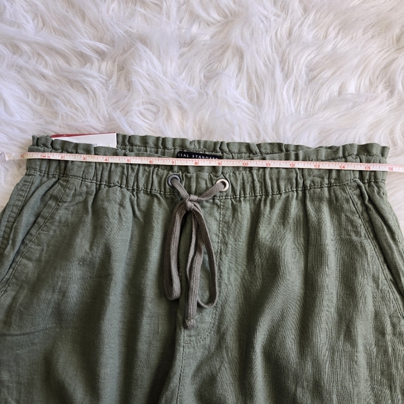 SOCIAL STANDARD by Sanctuary Linen  Solstice Pull On Jogger Pant Lichen Green XL - Picture 9 of 14